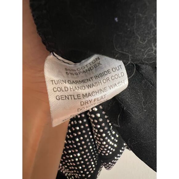 I.AM.GIA Aurora Black Rhinestone Studded High Waist Biker Shorts Size S - Picture 8 of 8